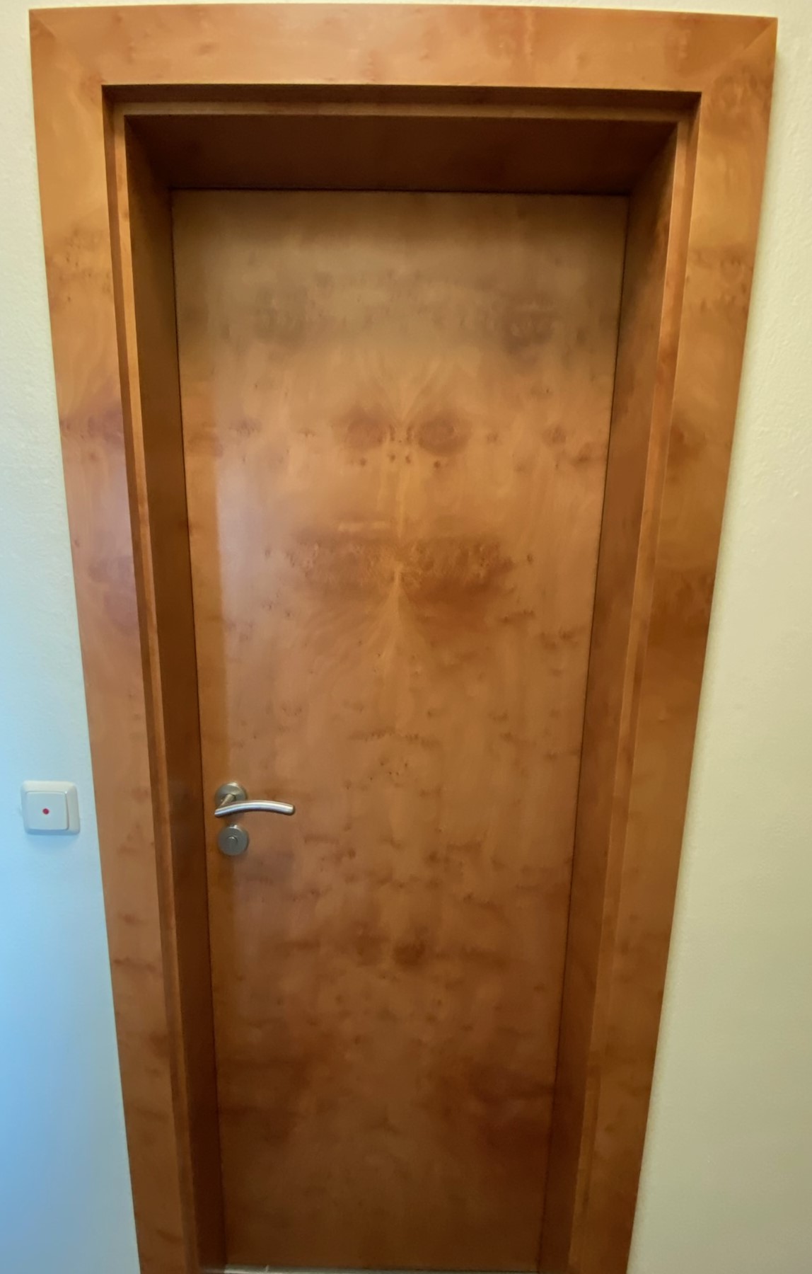 Dieses Bild zeigt ein Beispiel für furnierte Türen mit dem edlen Holz "Platane Cluster" 